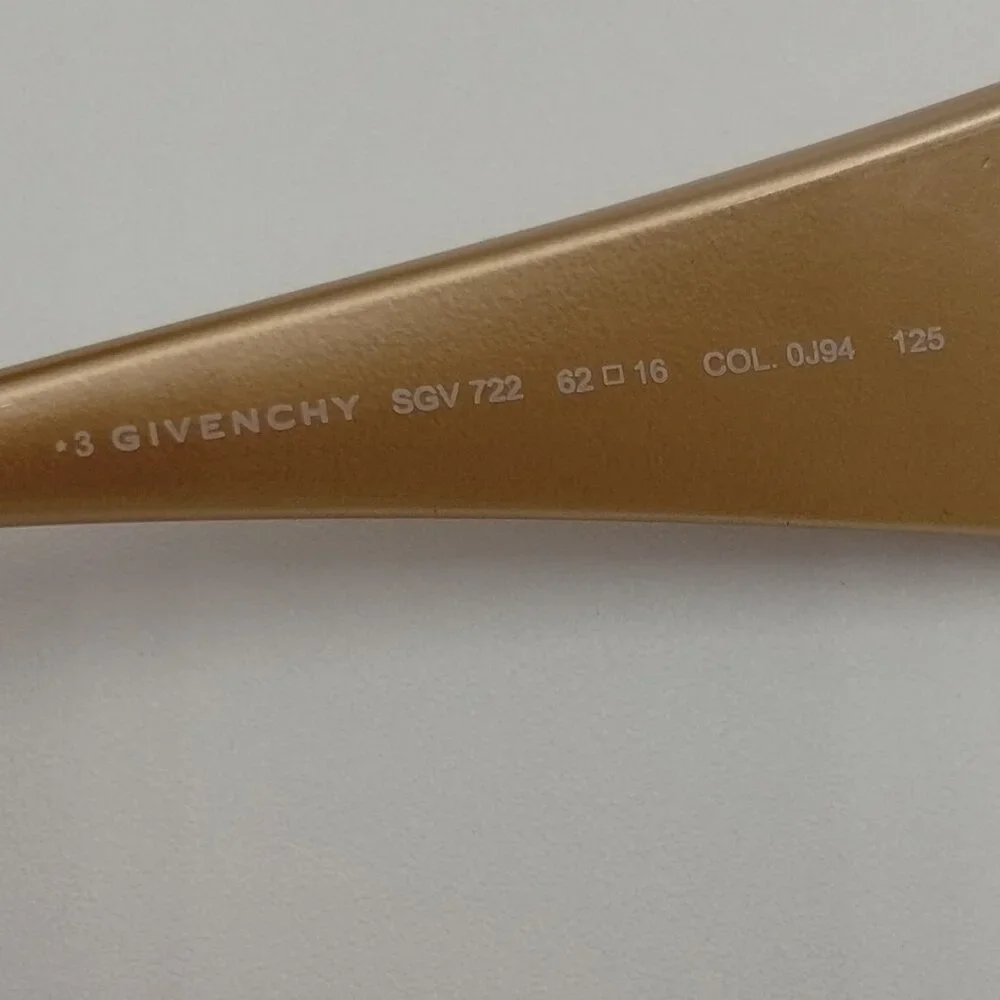Givenchy SGV 722 Gold/Black Sunglasses